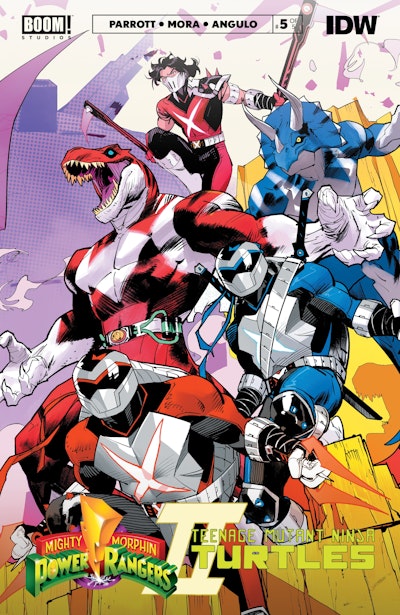 トンガレMiddleteen Agers! 数学 怒りと叛逆のLIVE Mighty Morphin Power Rangers/ Teenage Mutant Ninja Turtles II #5