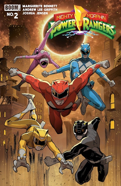 Mighty Morphin Power Rangers (2026) #2 by Andrew Lee Griffith